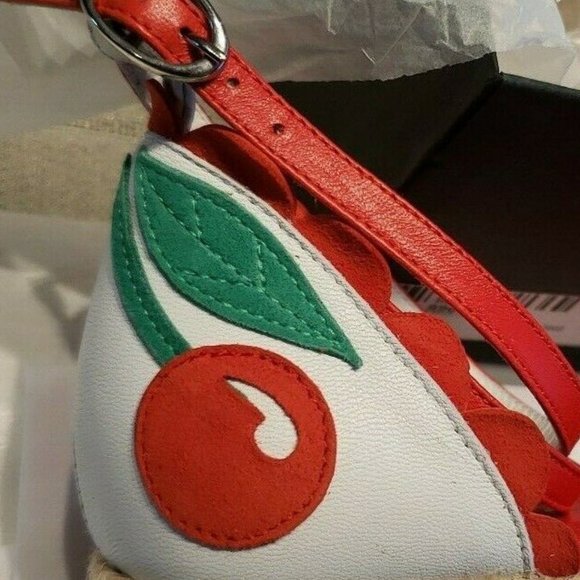 Isa Tapia New Shoes Women's 36 Cherry Platform Sandal Stud Leather NIB $350 ART - Picture 13 of 14